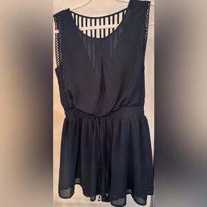 HYFVE Women's Black Playsuit-romper size M, used twice! In great shape!
